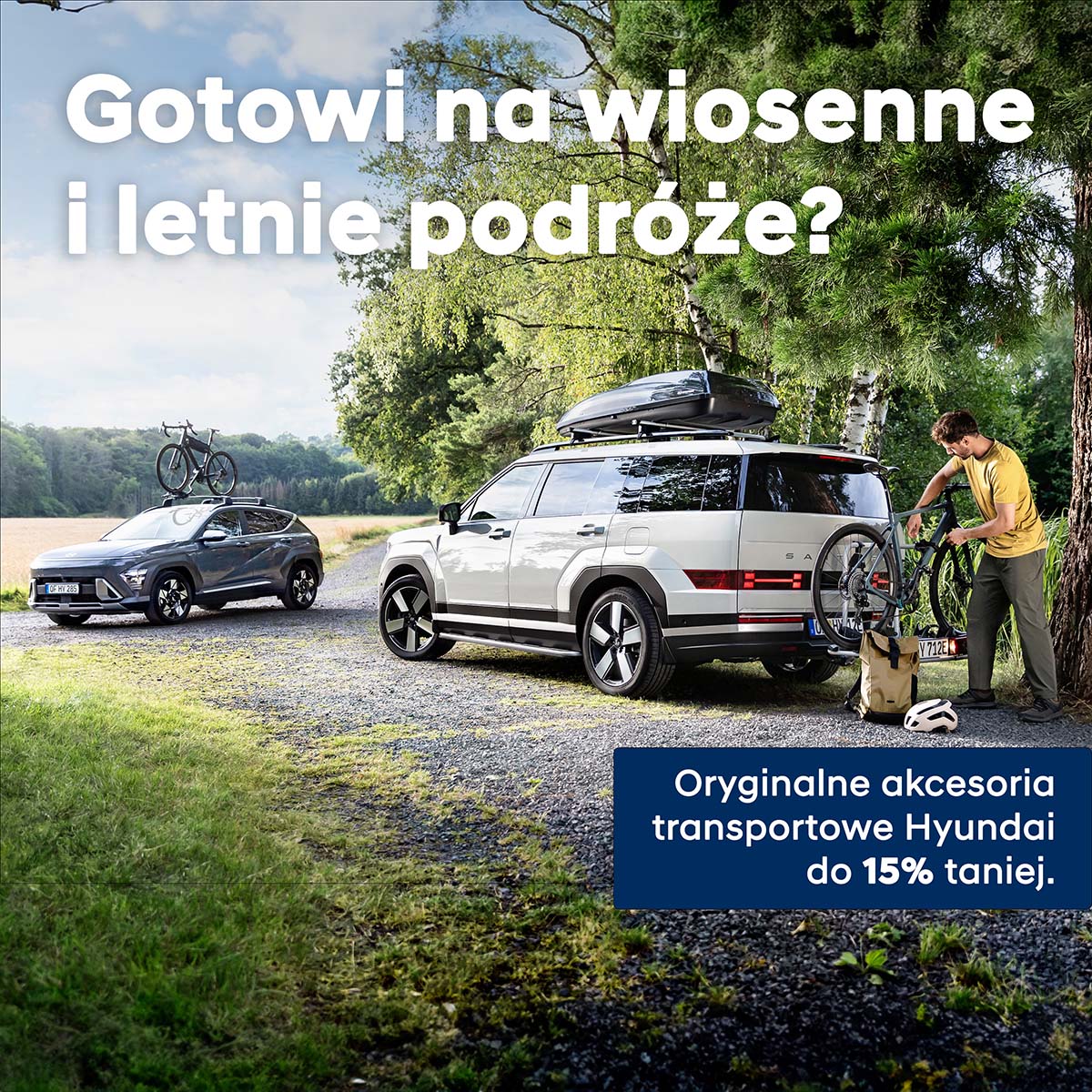 Akcesoria transportowe 15% taniej. Oryginalne akcesoria do samochodu, haki, bagażniki, maty i więcej